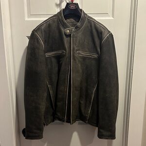 Men's Dark Brown Military Jacket